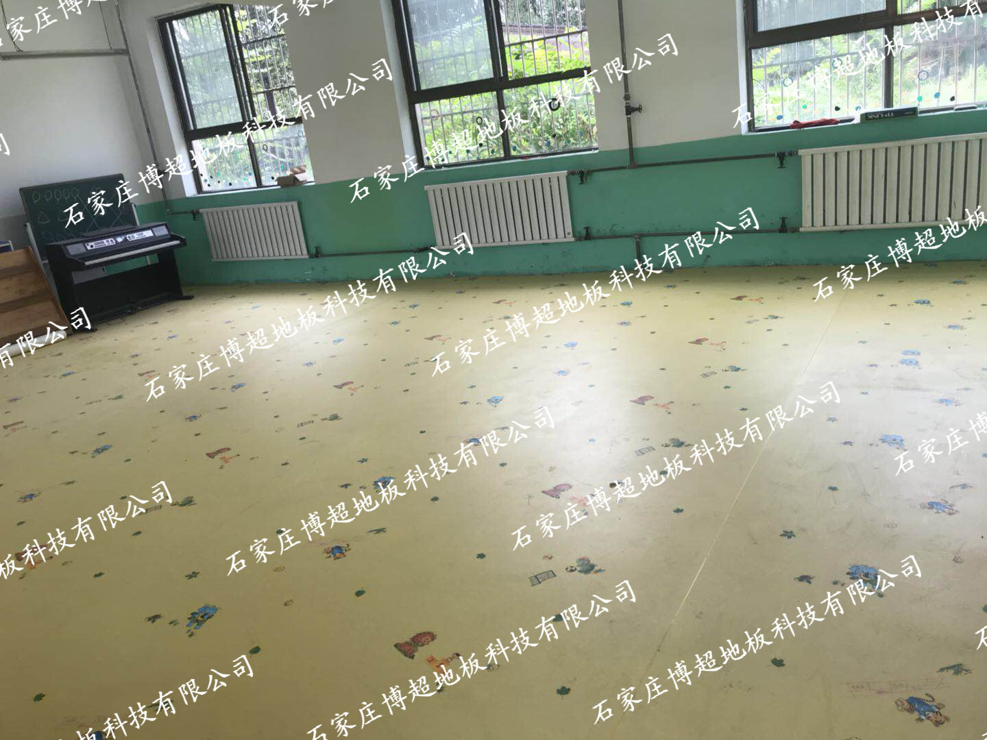 幼儿园塑胶地板博超PVC塑胶地板学校地板