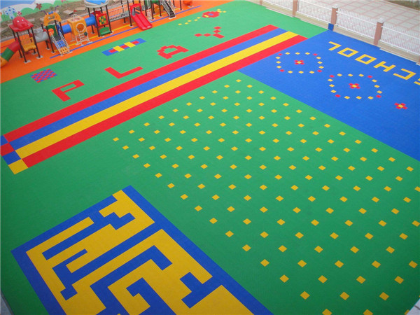 幼儿园悬浮地板户外幼儿园地板