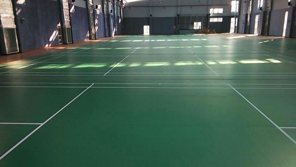 江苏省苏州市市民健身中心羽毛球场馆运动地板