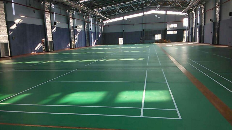 江苏省苏州市市民健身中心羽毛球场馆运动地板